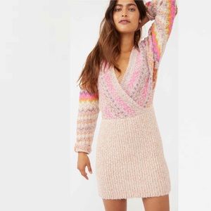 Free People “Forever Fair Isle Sweater Dress”